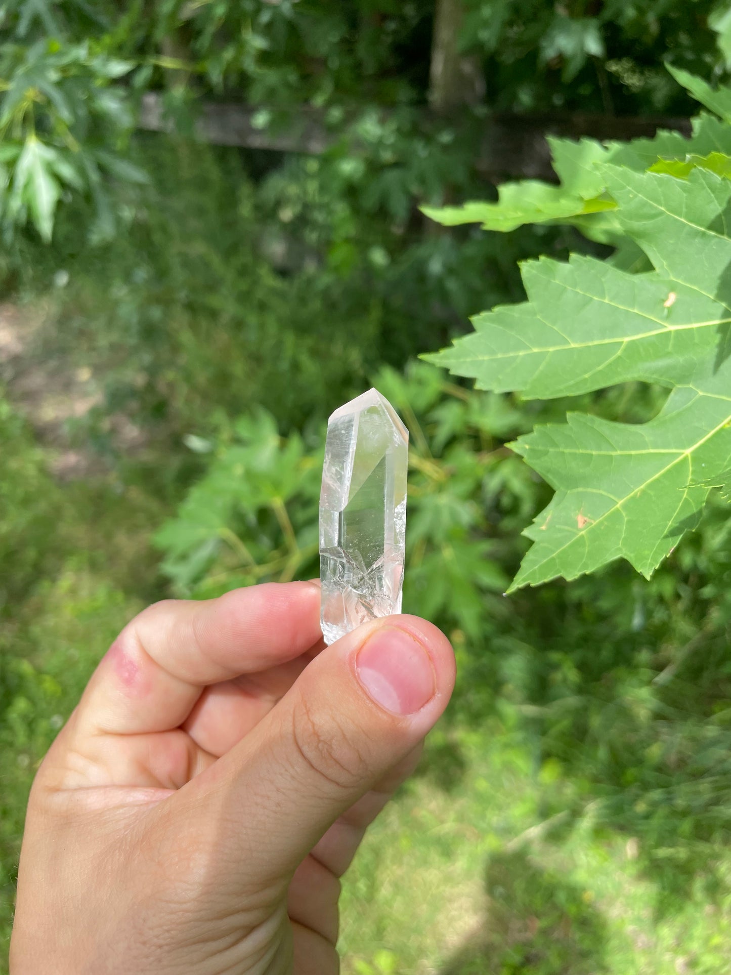 Large Optically Clear Quartz Dow Points